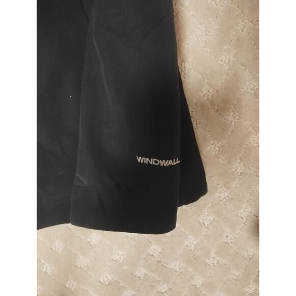 The North Face Women's M Windwall Softshell Jacket Black Fleece Lined Zip - Picture 4 of 4